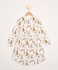 Vestido-de-Moletom-Infantil-Manga-Longa-Estampado-Animal-Print-Onca-Off-White-9806451-Off_White_2
