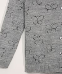 Cardigan-de-Trico-Infantil-Borboletas-Cinza-Mescla-9979101-Cinza_Mescla_4
