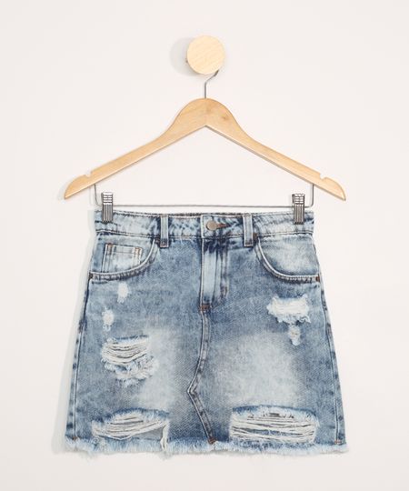Saia-Jeans-Juvenil-Destroyed-com-Bolsos-Azul-Medio-9979277-Azul_Medio_1