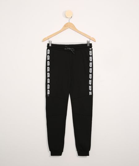 Calca-de-Moletom-Infantil--Let-s-Play-It-Now--com-Recortes-Preta-9948484-Preto_1 Calca-de-Moletom-Infantil--Let-s-Play-It-Now--com-Recortes-Preta-9948484-Preto_1