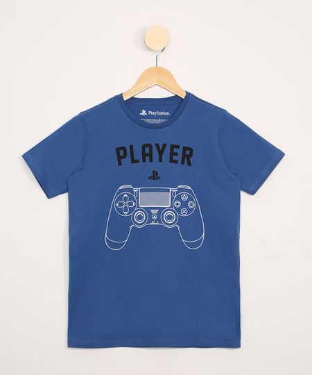Camiseta-Juvenil-PlayStation-Azul-9979881-Azul_1 Camiseta-Juvenil-PlayStation-Azul-9979881-Azul_1