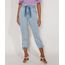Calca-Jeans-Feminina-Jogger-Cintura-Super-Alta-com-Recortes-e-Faixa-para-Amarrar-Azul-Claro-9985957-Azul_Claro_1