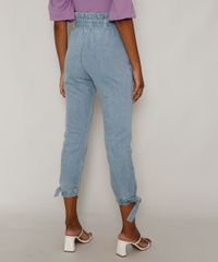 Calca-Jeans-Feminina-Jogger-Cintura-Super-Alta-com-Recortes-e-Faixa-para-Amarrar-Azul-Claro-9985957-Azul_Claro_2 Calca-Jeans-Feminina-Jogger-Cintura-Super-Alta-com-Recortes-e-Faixa-para-Amarrar-Azul-Claro-9985957-Azul_Claro_2