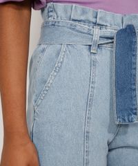 Calca-Jeans-Feminina-Jogger-Cintura-Super-Alta-com-Recortes-e-Faixa-para-Amarrar-Azul-Claro-9985957-Azul_Claro_6 Calca-Jeans-Feminina-Jogger-Cintura-Super-Alta-com-Recortes-e-Faixa-para-Amarrar-Azul-Claro-9985957-Azul_Claro_6
