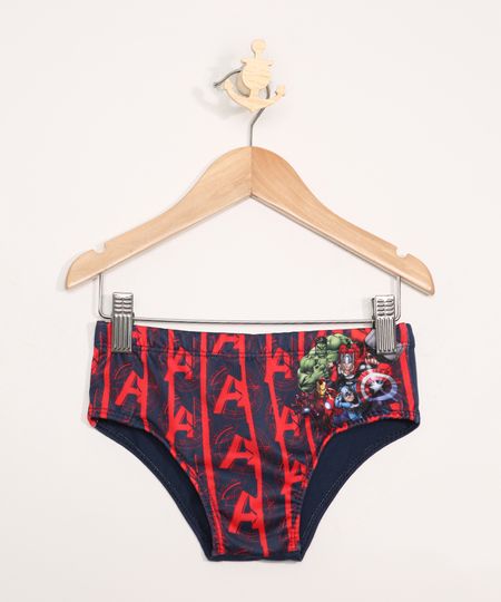 Sunga-Infantil-Estampado-Os-Vingadores-Slip-com-Protecao-UV50--Vermelha-9980518-Vermelho_1