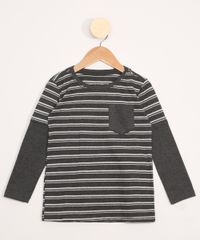 Camiseta-Infantil-Manga-Longa-Listrada-com-Bolso-Cinza-Mescla-Escuro-9980363-Cinza_Mescla_Escuro_1