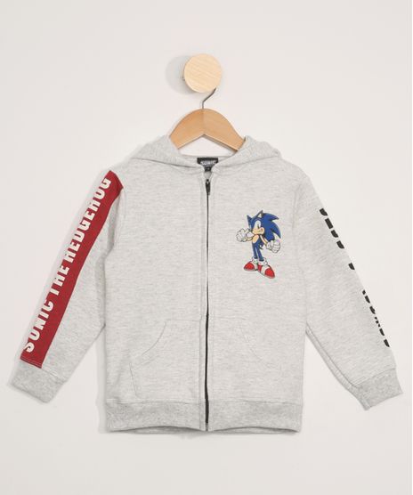 Blusa-de-Moletom-Infantil-Sonic-com-Capuz-Cinza-Mescla-Claro-9979298-Cinza_Mescla_Claro_1