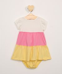Vestido-Infantil-com-Recortes-Manga-Curta---Calcinha-Multicor-9980557-Multicor_1