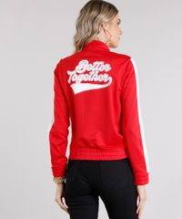 Jaqueta-Feminina-Esportiva--Better-Together--com-Listras-Contrastantes--Vermelha-8894301-Vermelho_2