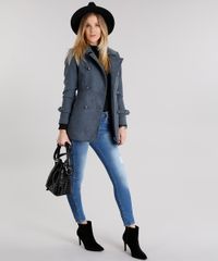Casaco-Feminino-Trench-Coat-com-Botoes-e-Bolsos-Cinza-8861500-Cinza_3