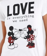 Blusa-Feminina-Mickey-Mouse-Manga-Curta-Decote-Redondo-em-Algodao---Sustentavel-Off-White-9132651-Off_White_4