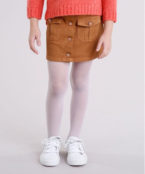 Saia-Infantil-com-Botoes-Canelada-com-Bolsos-Caramelo-9152045-Caramelo_1