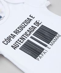 Body-Infantil--Copia-Reduzida-e-Autenticada-de-Papai-e-Mamae--Manga-Curta-Decote-Redondo-em-Algodao---Sustentavel-Branco-8915287-Branco_4