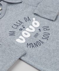 Body-Infantil--Na-Casa-Da-Vovo-Quem-Manda-Sou-Eu--Manga-Longa-Decote-Redondo-em-Algodao---Sustentavel-Cinza-Mescla-8920442-Cinza_Mescla_4