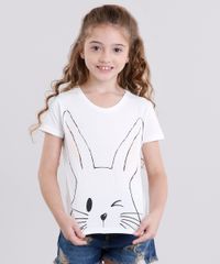 Blusa-Infantil-Coelho-com-Perolas-Manga-Curta-Decote-Redondo-em-Algodao---Sustentavel-Off-White-9140686-Off_White_1