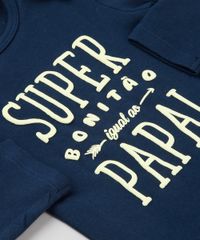 Body-Infantil--Super-Bonitao-Igual-Ao-Papai--Manga-Longa-Decote-Redondo-em-Algodao---Sustentavel-Azul-Marinho-8920449-Azul_Marinho_4
