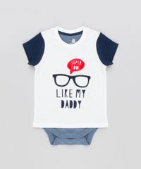 Body-Camiseta-Infantil-com-Estampa-Interativa-Oculos-Manga-Curta-Gola-Careca-em-Algodao---Sustentavel-Off-White-8908944-Off_White_1