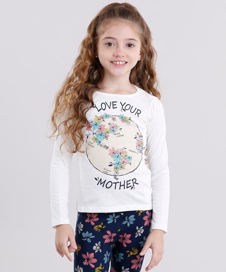 Blusa-Infantil--Love-Your-Mother--com-Glitter-Manga-Longa-Decote-Redondo-em-Algodao---Sustentavel-Off-White-9137380-Off_White_1