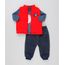 Conjunto-Infantil-de-Colete-Puffer--Super-Cool----Camiseta-Manga-Longa-Azul-Marinho---Calca-com-Forro-em-Algodao---Sustentavel-Azul-Escuro-8890868-Azul_Escuro_1