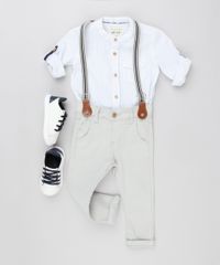 Calca-Infantil-com-Suspensorio-Listrado-em-Algodao---Sustentavel-Kaki-9157111-Kaki_3