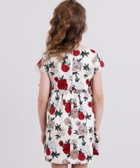 Vestido-Infantil-Estampado-Floral-em-Jacquard-Manga-Curta-Rose-8911820-Rose_2