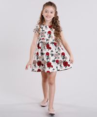 Vestido-Infantil-Estampado-Floral-em-Jacquard-Manga-Curta-Rose-8911820-Rose_3