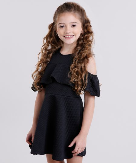 Vestido-Infantil-Open-Shoulder-Matelasse-com-Babado-Manga-Curta-Preto-9140689-Preto_1 Vestido-Infantil-Open-Shoulder-Matelasse-com-Babado-Manga-Curta-Preto-9140689-Preto_1
