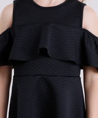 Vestido-Infantil-Open-Shoulder-Matelasse-com-Babado-Manga-Curta-Preto-9140689-Preto_4