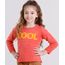 Sueter-infantil--Cool--em-Trico-Desfiado-Manga-Longa-Decote-Redondo-Coral-8862624-Coral_1