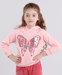 Blusao-Infantil-em-Moletom-Bordado-com-Paetes-Gola-com-Capuz-Rosa-8863323-Rosa_1