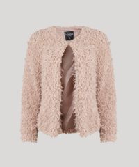 Casaco-Feminino-de-Pelo-Manga-Longa-Decote-Redondo-Rose-8860502-Rose_5