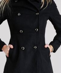Casaco-Feminino-Trench-Coat-com-Botoes-e-Bolsos-Preto-8861500-Preto_4