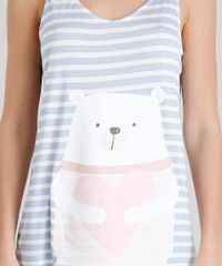Pijama-Feminino-Ursos-Listrado-com-Estampa-de-Poa--Azul-Claro-9097746-Azul_Claro_3