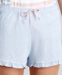 Pijama-Feminino-Ursos-Listrado-com-Estampa-de-Poa--Azul-Claro-9097746-Azul_Claro_4