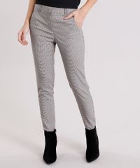 Calca-Feminina-Estampada-Pied-de-Poule-Alfaiataria-Preta-8927213-Preto_1