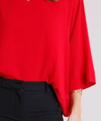 Blusa-Feminina-Ampla-com-Transparencia-Manga-Longa-Vermelha-8892190-Vermelho_4