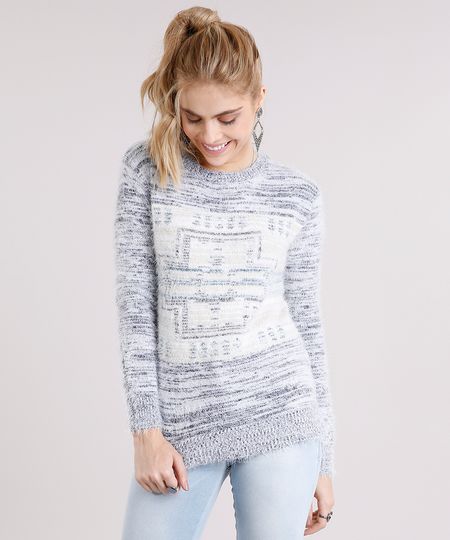Sueter-Feminino-Longo-Felpudo-Assimetrico-Manga-Longa-Cinza-Claro-8888713-Cinza_Claro_1