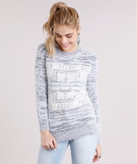 Sueter-Feminino-Longo-Felpudo-Assimetrico-Manga-Longa-Cinza-Claro-8888713-Cinza_Claro_1