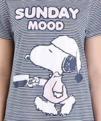 Camisola-Feminina-Snoopy-Listrada-Manga-Curta-Off-White-9172379-Off_White_3