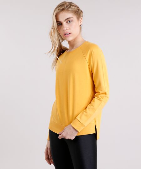 Blusao-Feminino-Basico-em-Moletom-Manga-Longa-Decote-Redondo-Amarelo-Escuro-9078722-Amarelo_Escuro_1 Blusao-Feminino-Basico-em-Moletom-Manga-Longa-Decote-Redondo-Amarelo-Escuro-9078722-Amarelo_Escuro_1