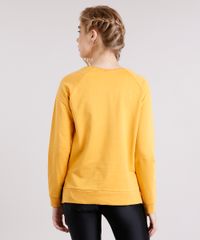 Blusao-Feminino-Basico-em-Moletom-Manga-Longa-Decote-Redondo-Amarelo-Escuro-9078722-Amarelo_Escuro_2