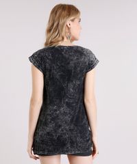 Blusa-Feminina-Longa--Rock-Festival--Manga-Curta-Decote-Redondo-Preta-9133820-Preto_2