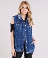 Colete-Jeans-Feminino-Oversized-Destroyed-Azul-Escuro-9102258-Azul_Escuro_1