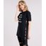 Vestido-Feminino--Girls-Forever-Boys-Whatever--com-Faixa-Lateral-Curto-Manga-Curta-em-Algodao---Sustentavel-Preto-9154802-Preto_1