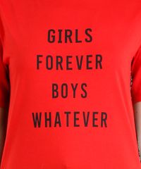 Vestido-Feminino--Girls-Forever-Boys-Whatever--com-Faixa-Lateral-Curto-Manga-Curta-em-Algodao---Sustentavel-Vermelho-9154802-Vermelho_4