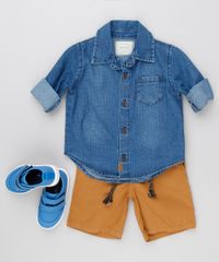 Bermuda-Infantil-Basica-com-Bolsos-em-Algodao---Sustentavel-Caramelo-8676770-Caramelo_3