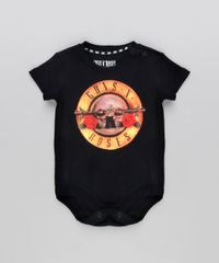 Body-Infantil-Guns-N--Roses-Manga-Curta-Decote-Redondo-Preto-9133894-Preto_1