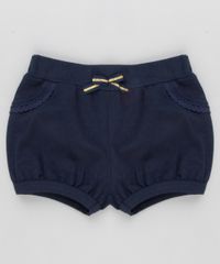 Short-Infantil-Balone-com-Renda-em-Algodao---Sustentavel-Azul-Marinho-9058487-Azul_Marinho_1
