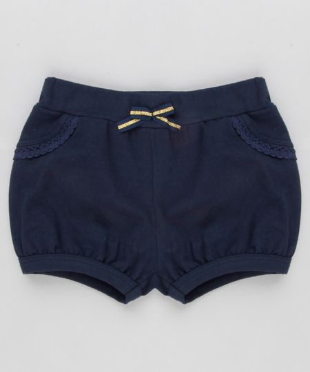 Short-Infantil-Balone-com-Renda-em-Algodao---Sustentavel-Azul-Marinho-9058487-Azul_Marinho_1