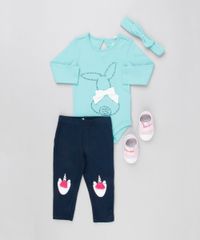 Body-Infantil-Coelho-com-Laco-Manga-Longa-Decote-Redondo---Faixa-de-Cabelo-em-Algodao---Sustentavel-Verde-Agua-8915322-Verde_Agua_3